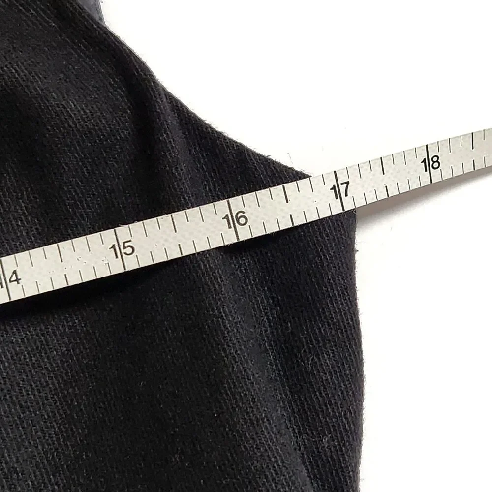 Banana Republic Black Wool Blend Sleeveless Sheath Dress Women's 6 Quiet Luxury